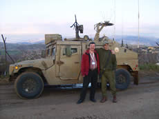 Förster besucht IDF im libanesischem Grenzgebiet.